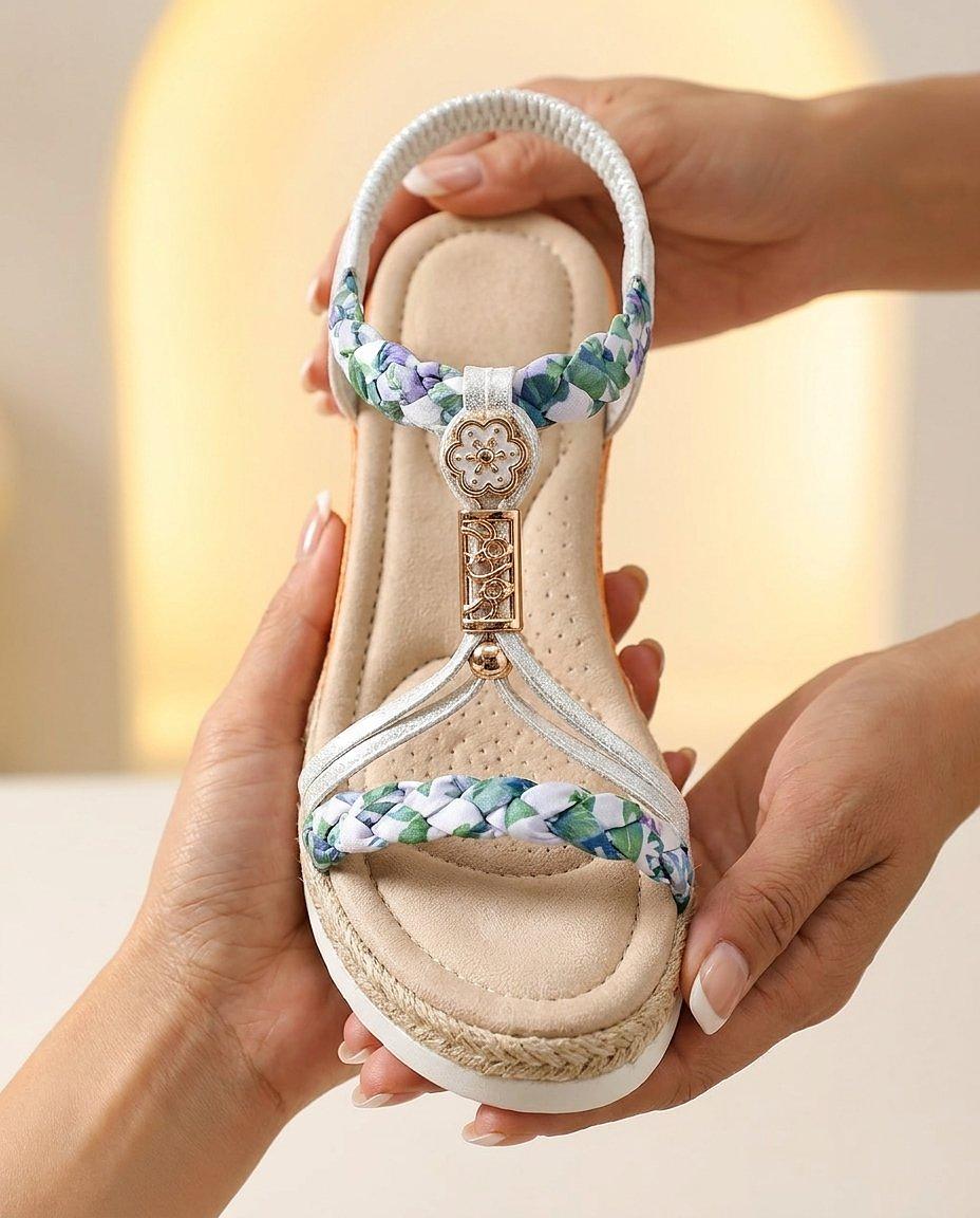 Sandales Compensées Femme Élégance Confort