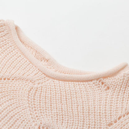 Pull Maëlys – Maille Ajourée Légère & Élégante