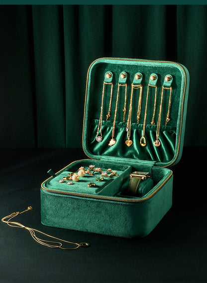 Boîte à Bijoux en Velours