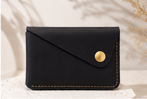 Porte-Cartes en Cuir Véritable