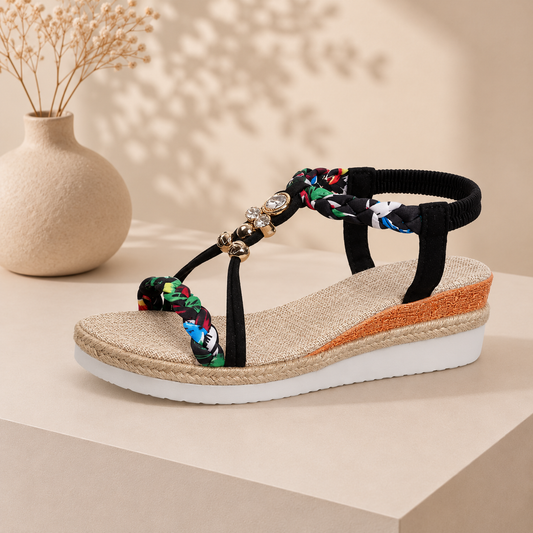 Sandales Compensées Femme Élégance Confort
