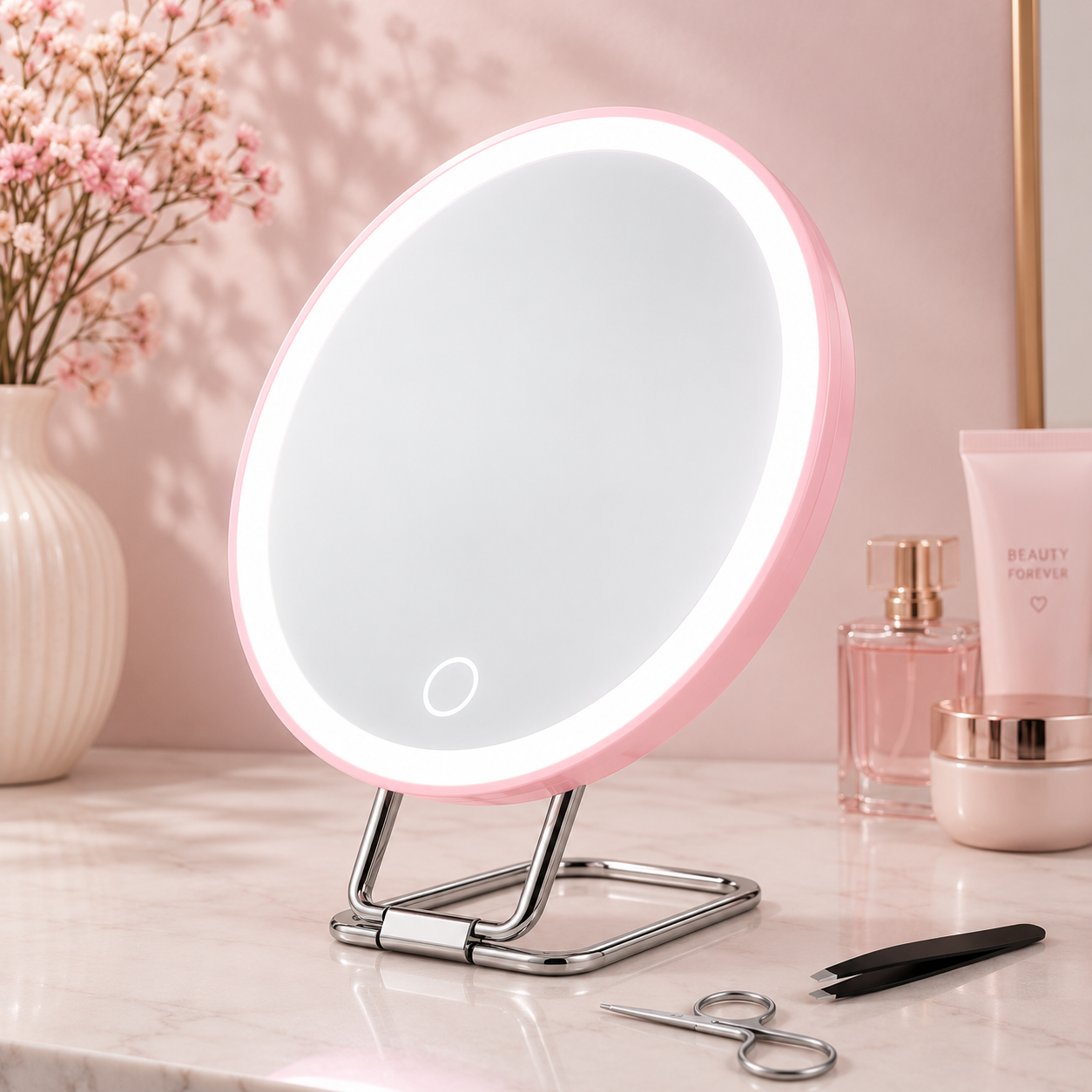 Miroir de Maquillage LED – Grossissement 5X à 30X
