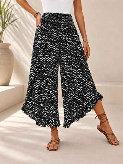 Pantalon Victoria – Large Taille Haute