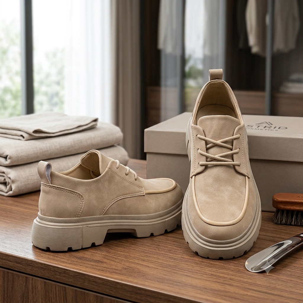 Oxford Élégance — Chaussures à Semelle Épaisse