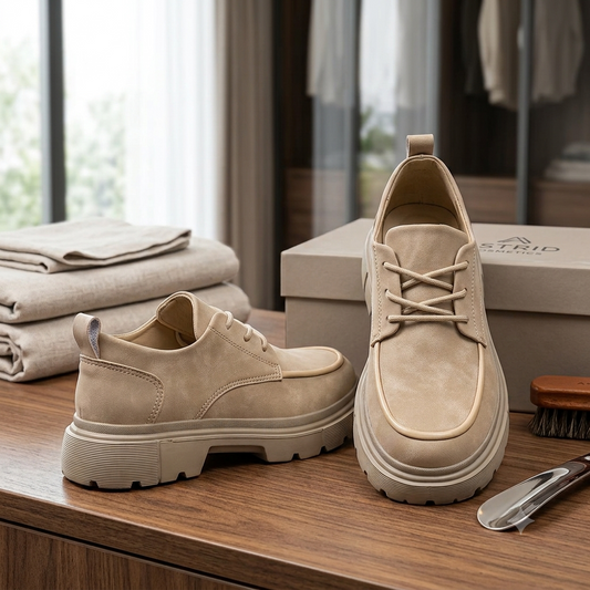 Oxford Élégance — Chaussures à Semelle Épaisse