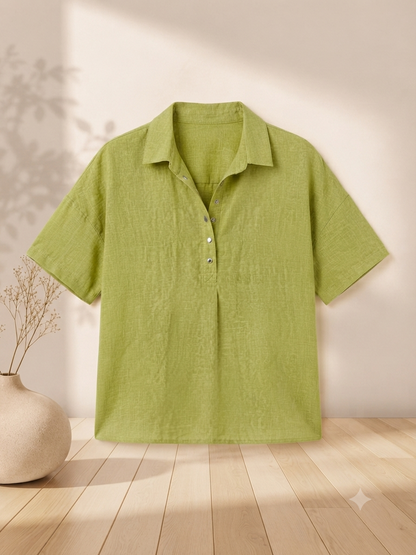 Chemise Élise – Chemise Élégante à Manches Courtes