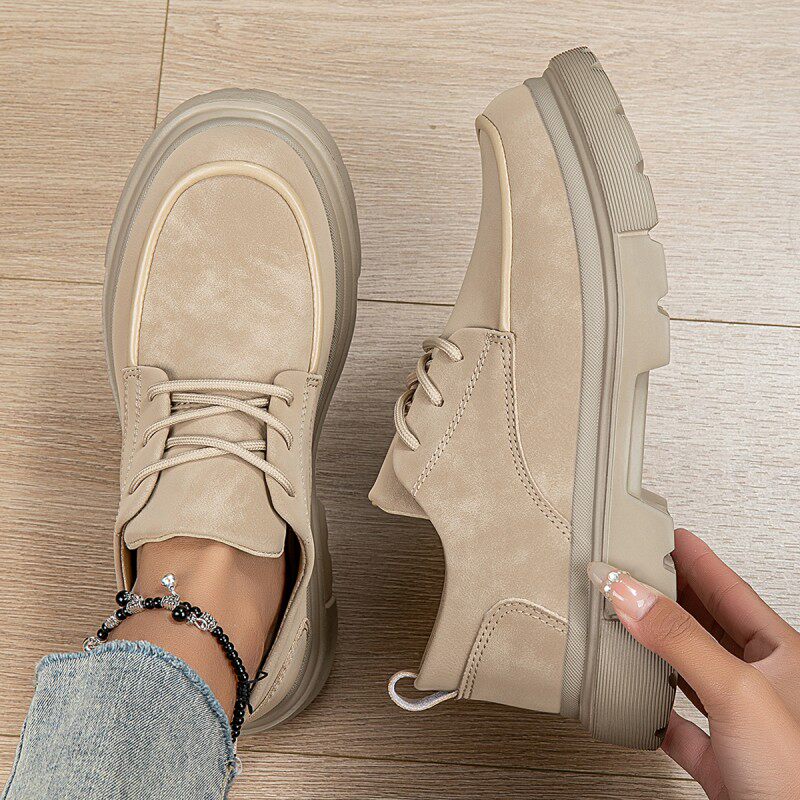 Oxford Élégance — Chaussures à Semelle Épaisse