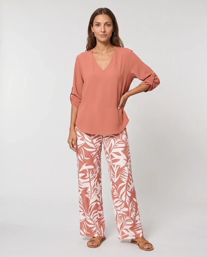 Ensemble Servane – Blouse Fluide & Pantalon Large