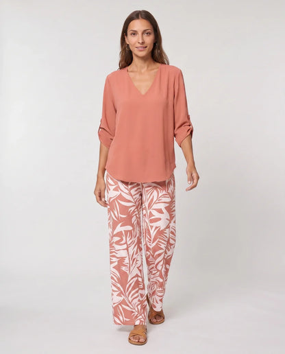 Ensemble Servane – Blouse Fluide & Pantalon Large
